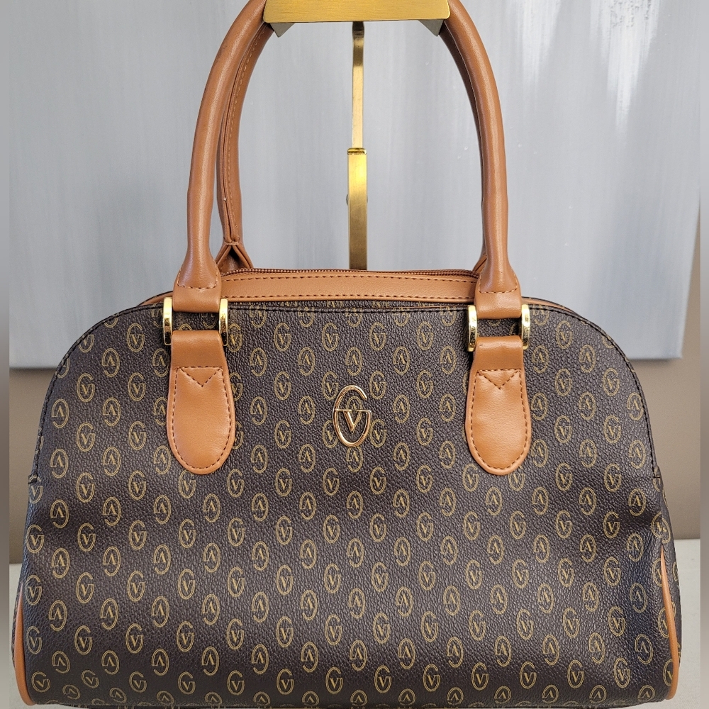 Valentino Monogram Brown Handbag